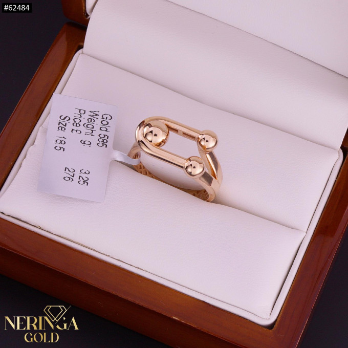 Rose gold women's ring #62484 Rose gold women's ring #62484