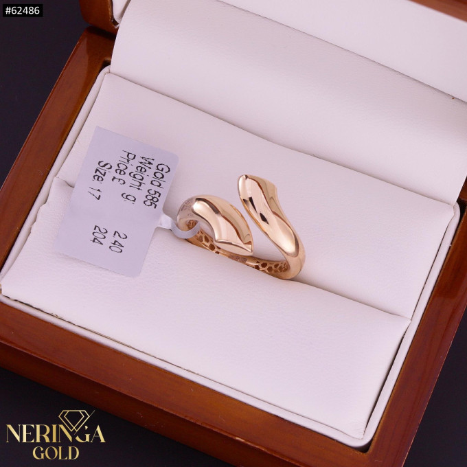 Rose gold women's ring #62486 Rose gold women's ring #62486