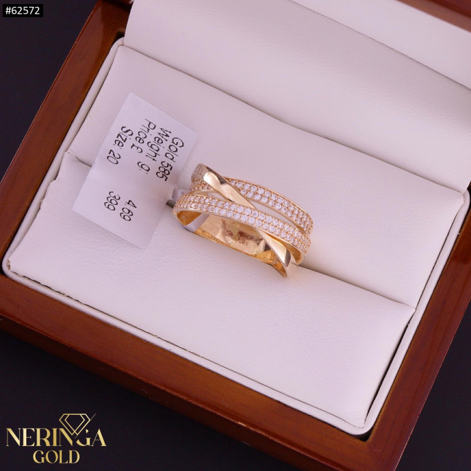 Rose gold women's ring #62572 Rose gold women's ring #62572