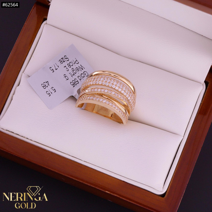 Rose gold women's ring #62564 Rose gold women's ring #62564