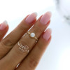 Rose gold women's ring #64205 Rose gold women's ring #64205