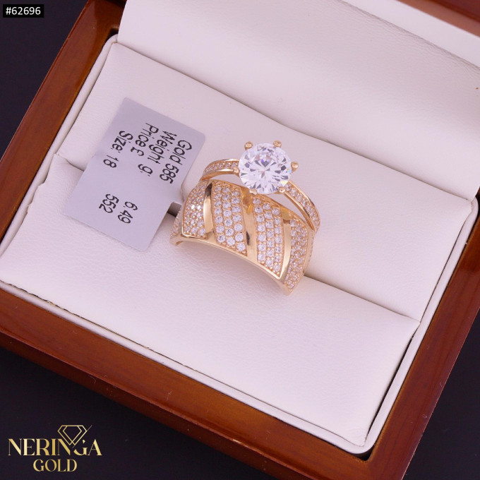 Rose gold women's ring #62696 Rose gold women's ring #62696