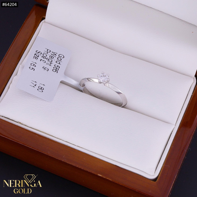 White gold women's ring #64204 White gold women's ring #64204