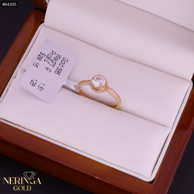 Rose gold women's ring #64205 Rose gold women's ring #64205