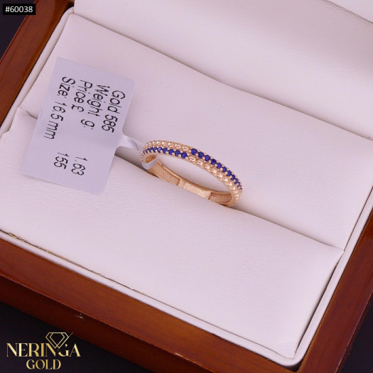 Rose gold women's ring #60038