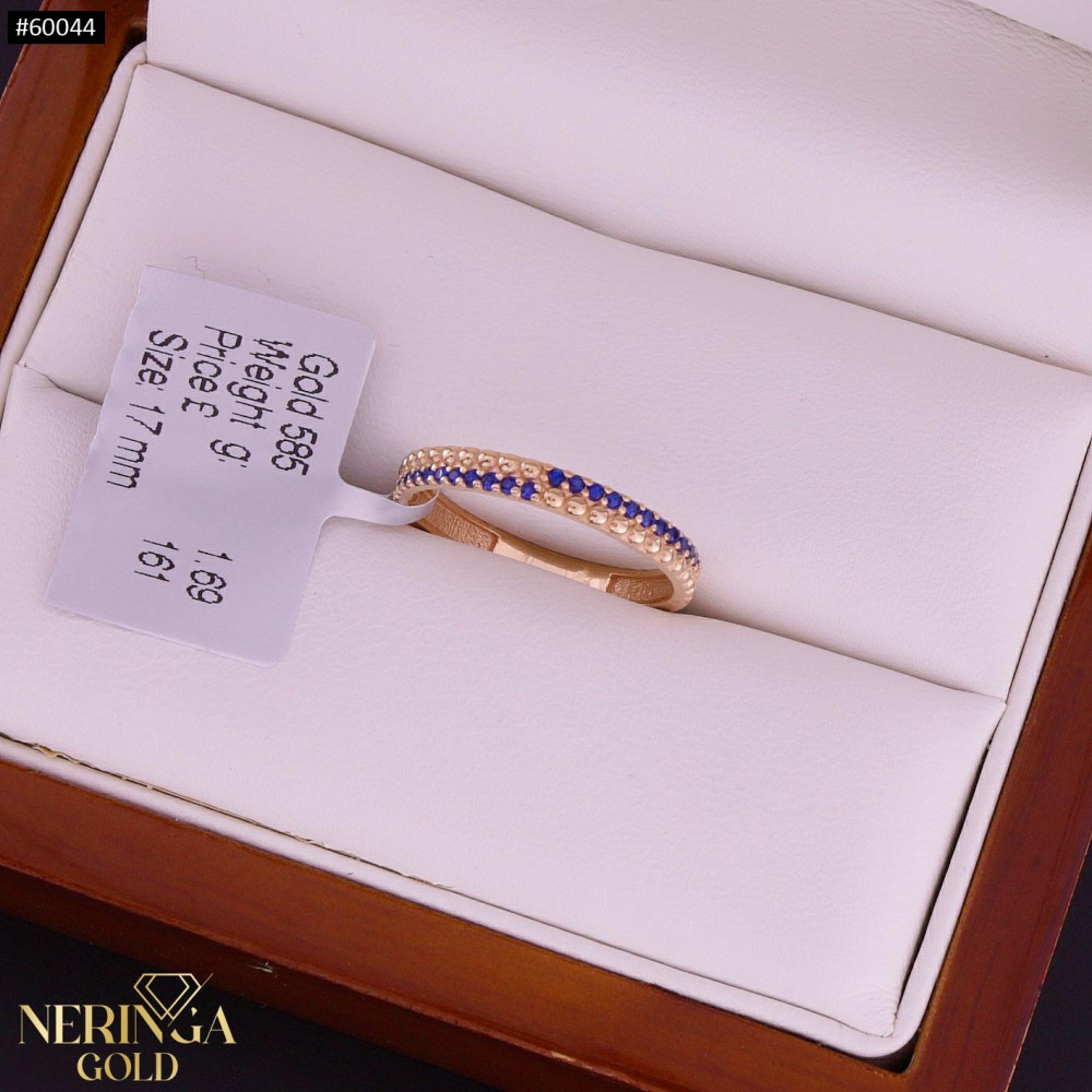 Rose gold women's ring #60044