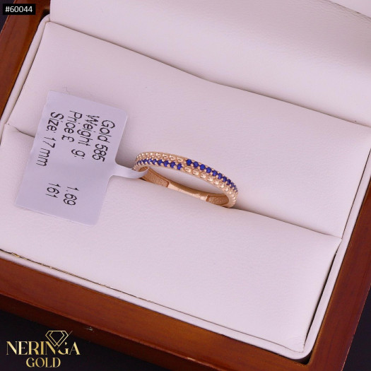 Rose gold women's ring #60044