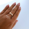 Rose gold wedding ring #64887 Rose gold wedding ring #64887