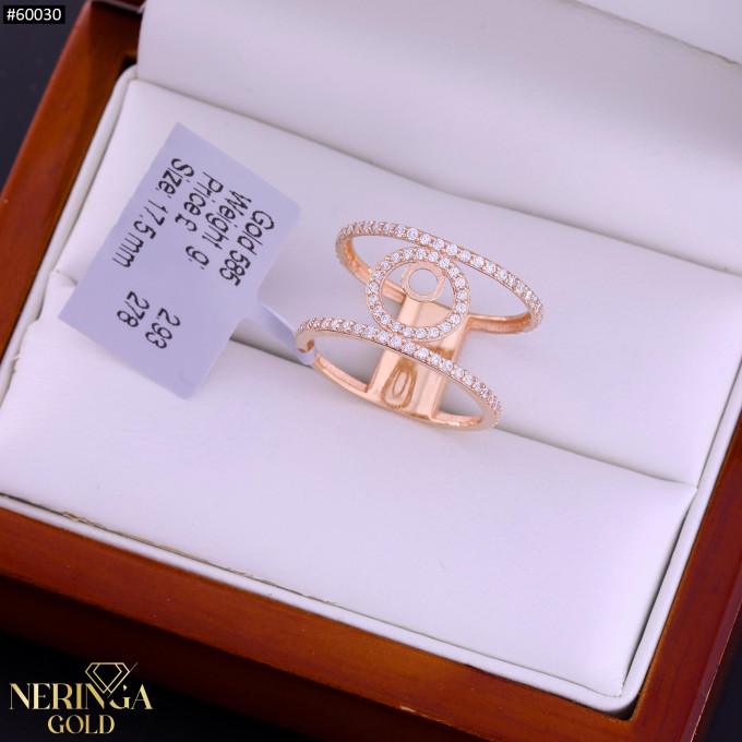 Rose gold women's ring #60030 Rose gold women's ring #60030