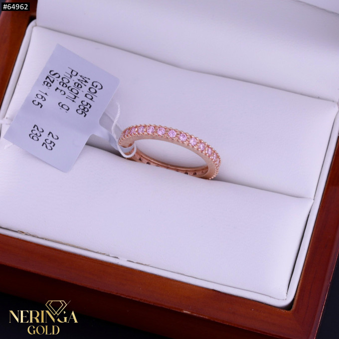 Rose gold women's ring #64962 Rose gold women's ring #64962