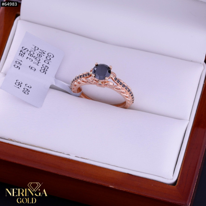 Rose gold women's ring #64983 Rose gold women's ring #64983