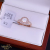 Rose gold women's ring #65012