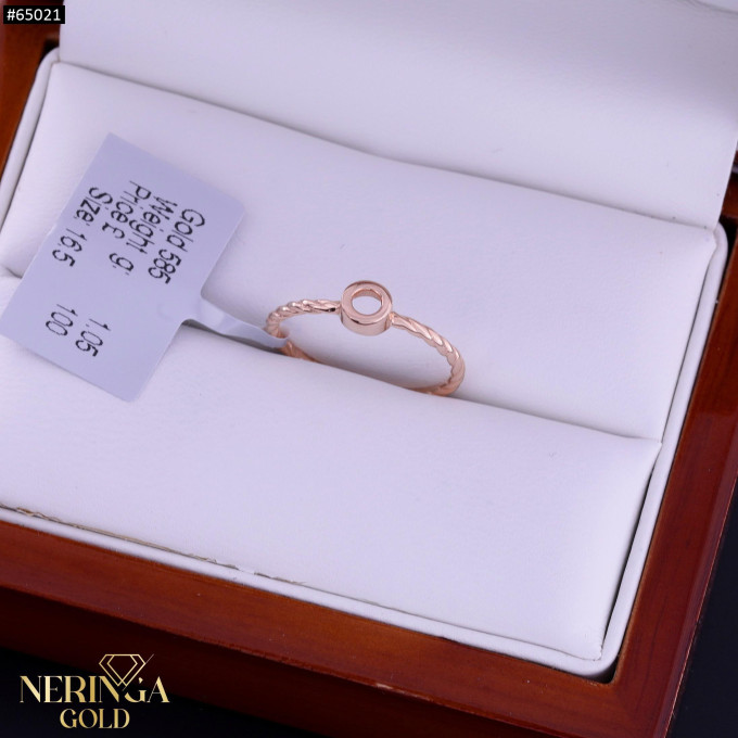 Rose gold women's ring #65021 Rose gold women's ring #65021