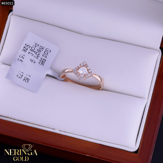 Rose gold women's ring #65022 Rose gold women's ring #65022