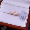 Rose gold women's ring #65030