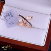 Rose gold women's ring #65031