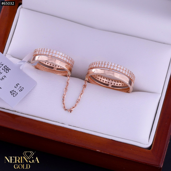Rose gold women's ring #65032 Rose gold women's ring #65032