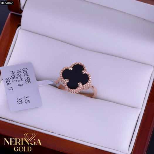 Rose gold women's ring #65042