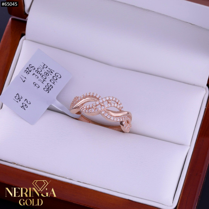 Rose gold women's ring #65045 Rose gold women's ring #65045