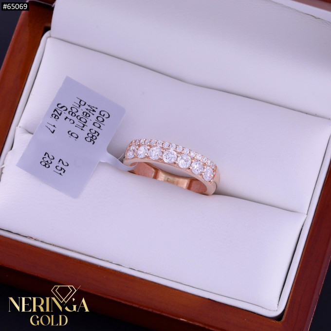 Rose gold women's ring #65069 Rose gold women's ring #65069
