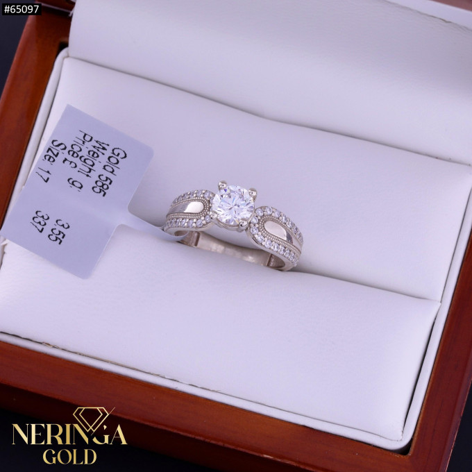 White gold women's ring #65097 White gold women's ring #65097