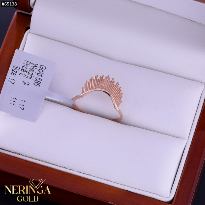 Rose gold women's ring #65138 Rose gold women's ring #65138