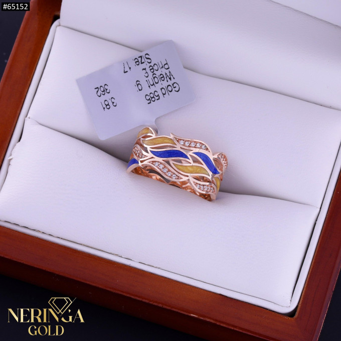 Rose gold women's ring #65152 Rose gold women's ring #65152