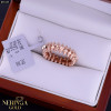 Rose gold women's ring #65155