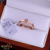 Rose gold women's ring #65178