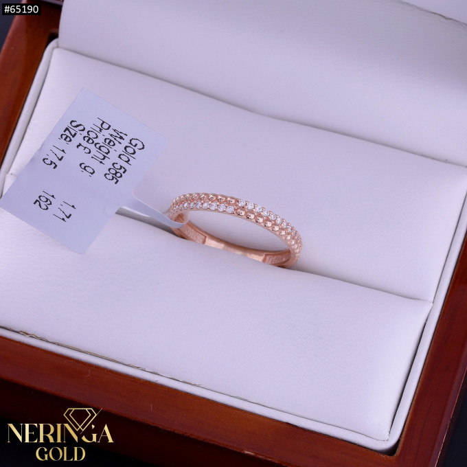 Rose gold women's ring #65190 Rose gold women's ring #65190