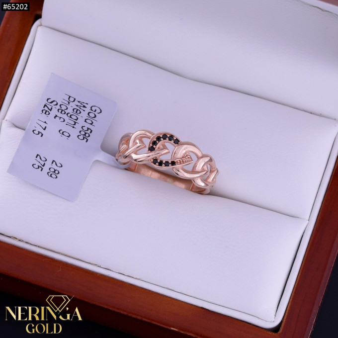 Rose gold women's ring #65202 Rose gold women's ring #65202