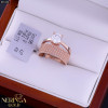 Rose gold women's ring #65208