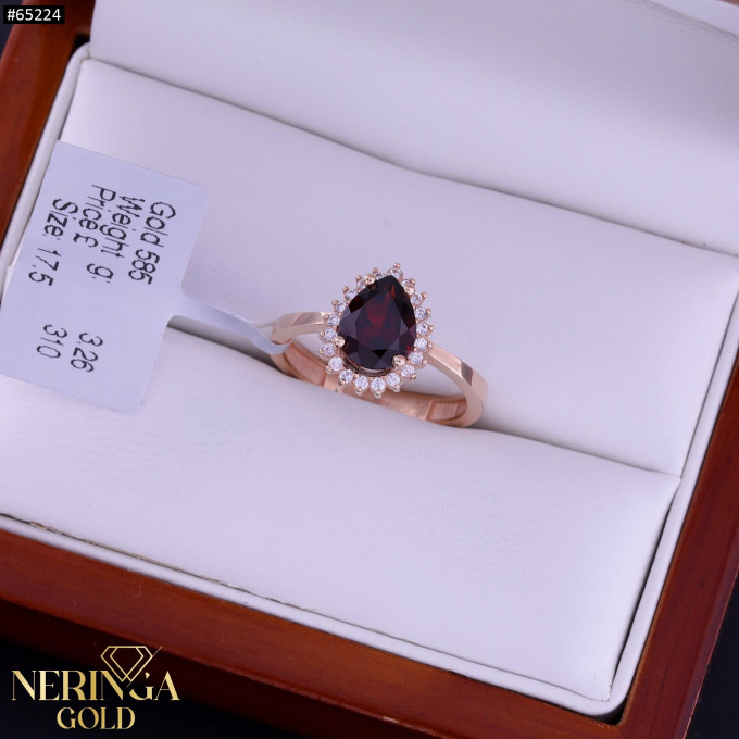 Rose gold women's ring #65224 Rose gold women's ring #65224