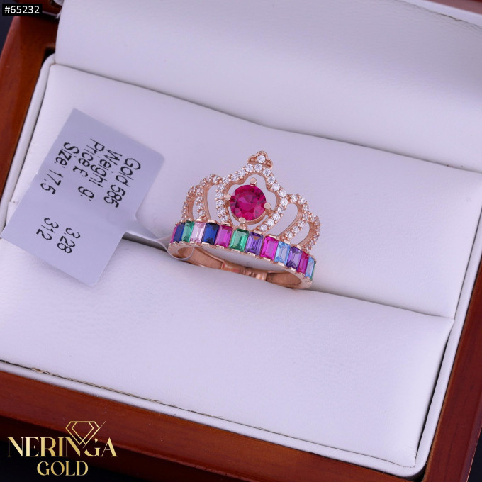 Rose gold women's ring #65232 Rose gold women's ring #65232
