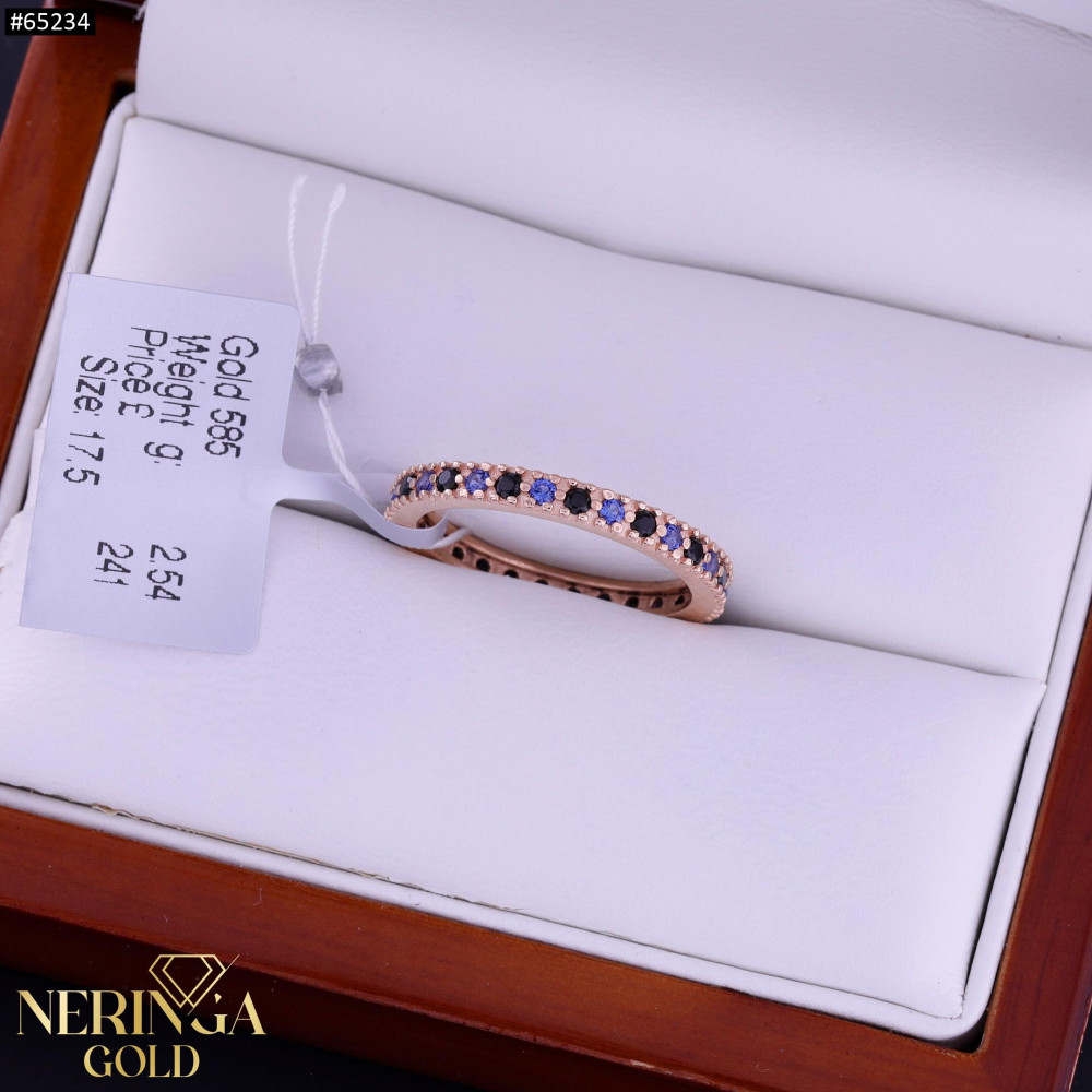 Rose gold women's ring #65234