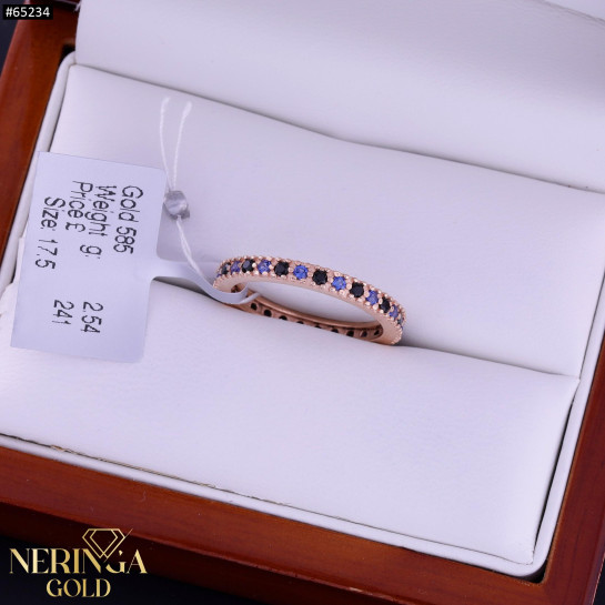 Rose gold women's ring #65234