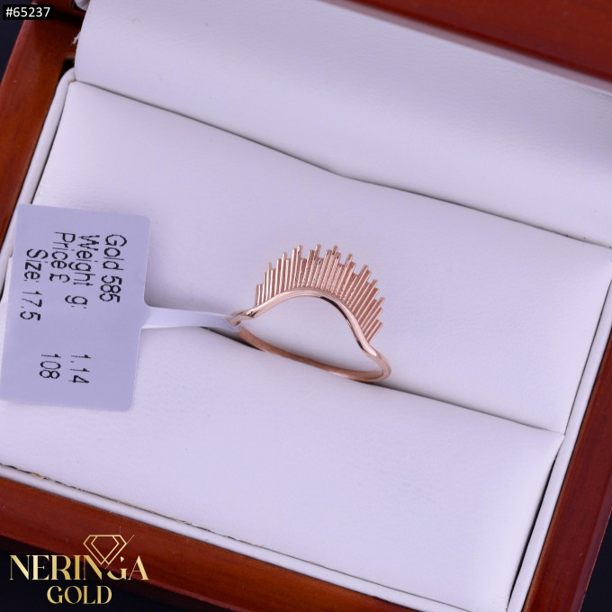 Rose gold women's ring #65237 Rose gold women's ring #65237