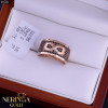 Rose gold women's ring #65262
