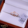 Rose gold women's ring #65274