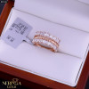Rose gold women's ring #65322