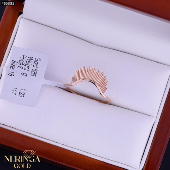 Rose gold women's ring #65331 Rose gold women's ring #65331