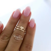 Rose gold women's ring #65030 Rose gold women's ring #65030