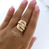 Rose gold women's ring #65669 Rose gold women's ring #65669