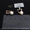 Rose gold english lock earrings #66007 Rose gold english lock earrings #66007