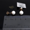 Rose gold stud earrings #66338 Rose gold stud earrings #66338