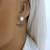 Rose gold stud earrings #66338 Rose gold stud earrings #66338