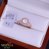 Rose gold women's ring #64947