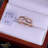 Rose gold women's ring #65429 Rose gold women's ring #65429
