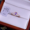 Rose gold women's ring #65433
