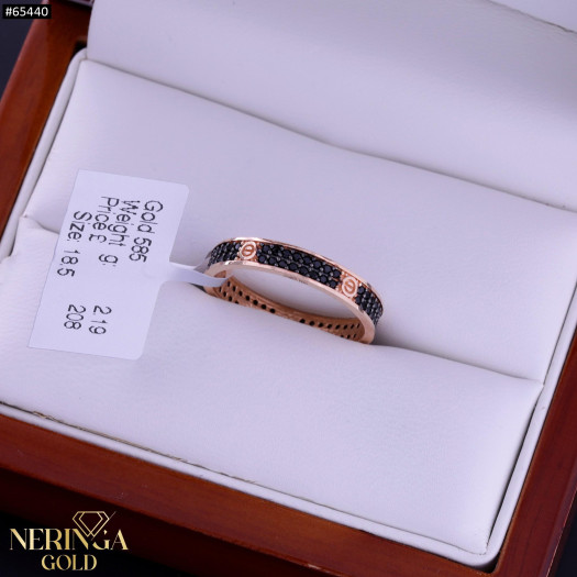 Rose gold women's ring #65440